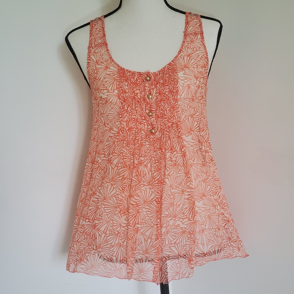 JUICY COUTURE silk floral blouse